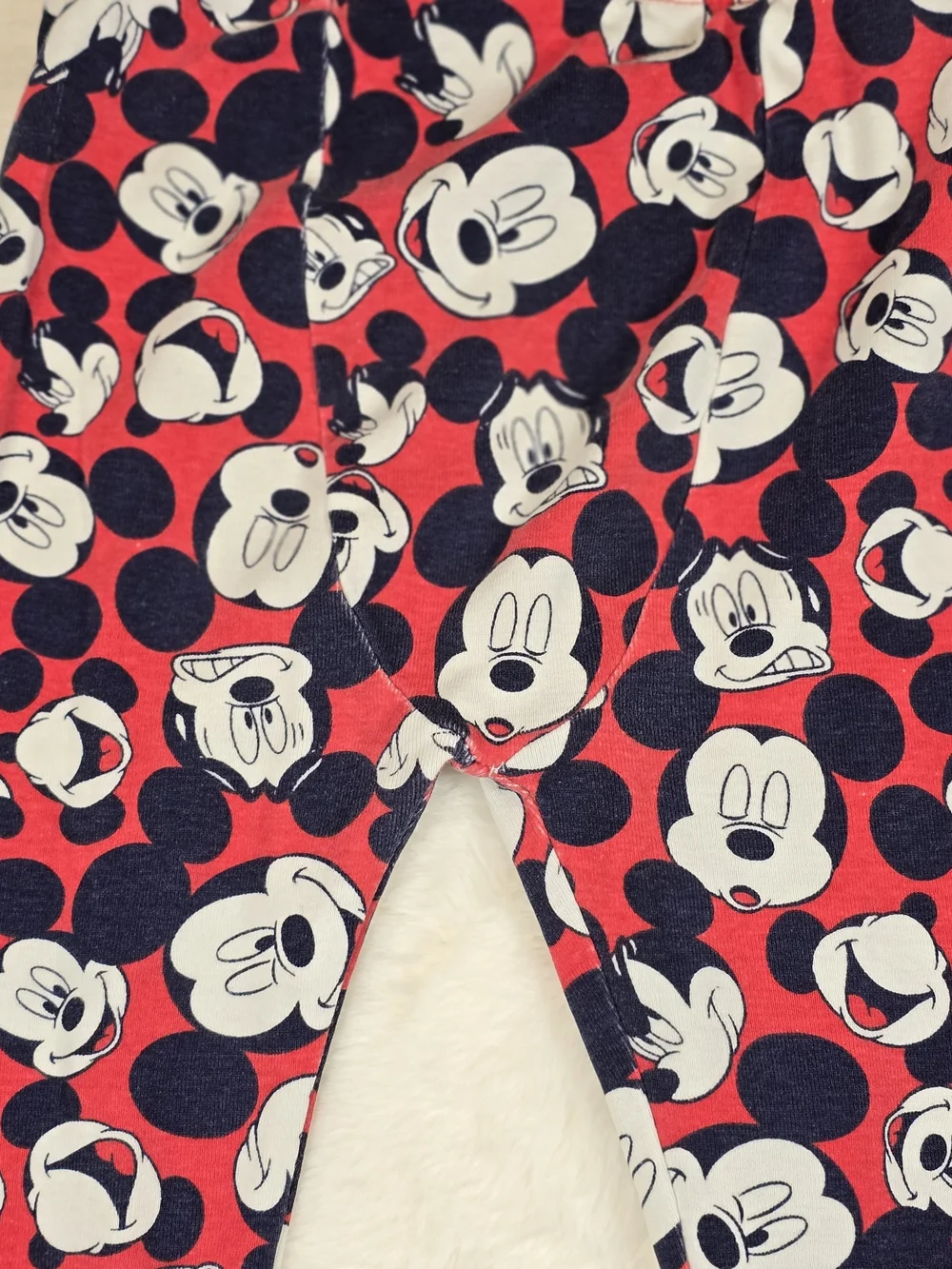 Gap X Disney Kids Navy and Red Mickey Mouse Pajama Set